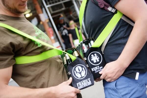 Sixpack Bierträger Herrenhandtasche Sixpack einfach wie eine Tasche tragen 5