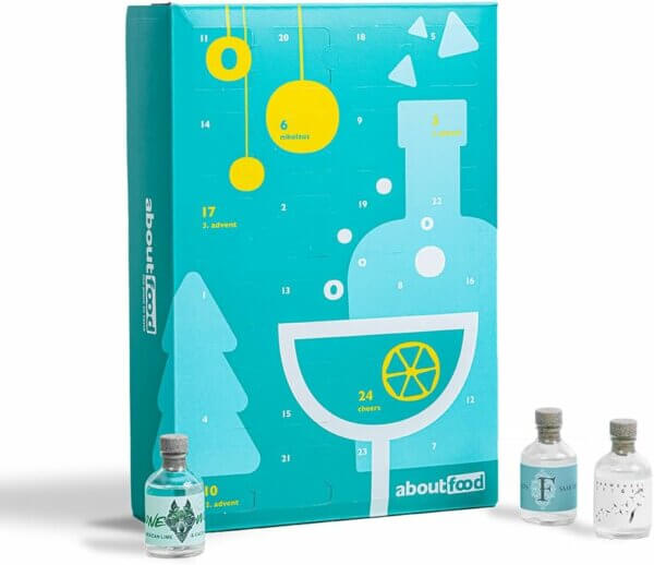 Gin Tasting Adventskalender - Weihnachskalender für Gin Freunde - Gin zur Weihnachten - beste Adventskalender für Männer